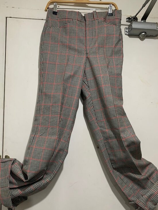 NEW VINTAGE WOOL PLAID PANTS SIZE 30 - Picture 5 of 8
